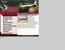 Tablet Screenshot of eagleaviationinc.com